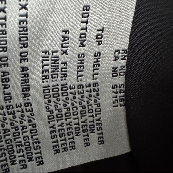 Levi’s Men’s M Black Gray Puffer Jacket Sherpa Collar Lined Winter Coat - Picture 11 of 11